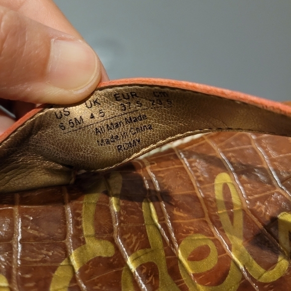 SAM EDELMAN Women's Romy Leather Platform Sandal - Picture 7 of 7